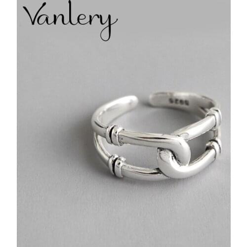 New Arrivals Charming Cross Chains Ring for Women Boho Knuckle Party Rings Gothic Punk Jewelry Gifts for Girls 2021