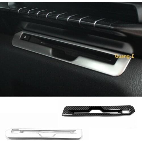 For Lexus UX 200H 250H 260H 2019 2020 2021 Car Trim ABS Matte/Carbon Fiber Front Middle Switch Parking CD Panel Box Frame