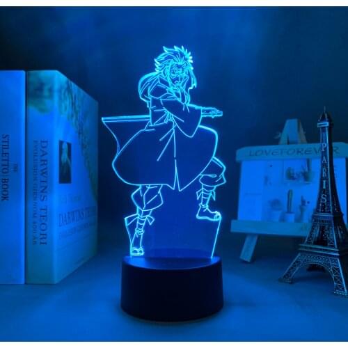 Manga Led Night Lamp That Time I Got Reincarnated As A Slime Hakurou for Kids Room Decor Slime Isekai 3d Light Anime TenSura