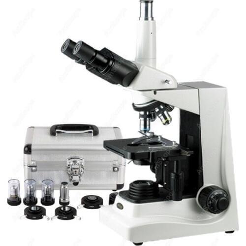Trinocular Microscope--AmScope Supplies Phase Contrast Trinocular Microscope 40X-1600X