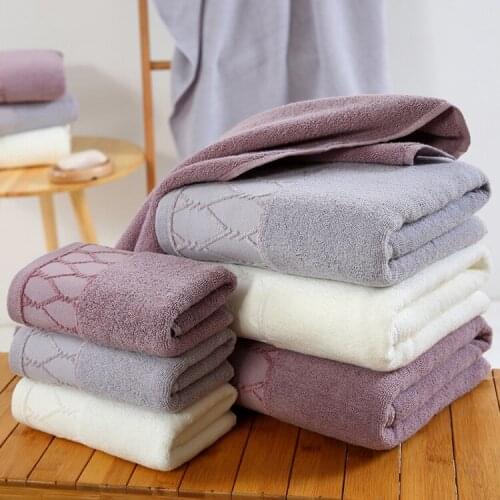 Thicken Adult Couple Gift Hotel Family Chenille 100% Cotton Bath Towel bath towels for adults cotton large care bears