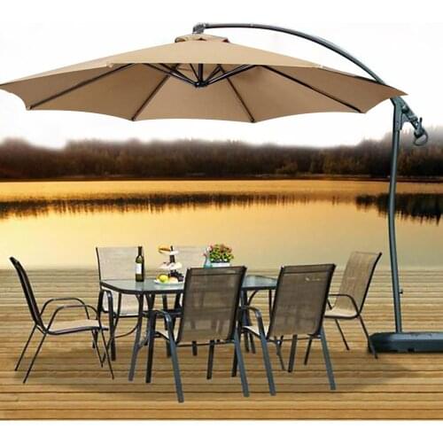 Waterproof Sunshade Sail Patio Umbrella Shade Cloth Garden Proof Outdoor Double-layer Swimming Pool Rainproof Canopy Replacement