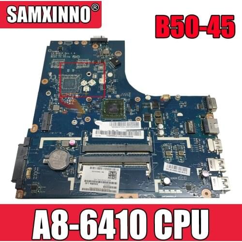 New ZAWBA/BB LA-B291P Motherboard for Lenovo B50-45 Laptop motherboard B50-45 mainboard with AMD A8-6410 CPU 100% test wor