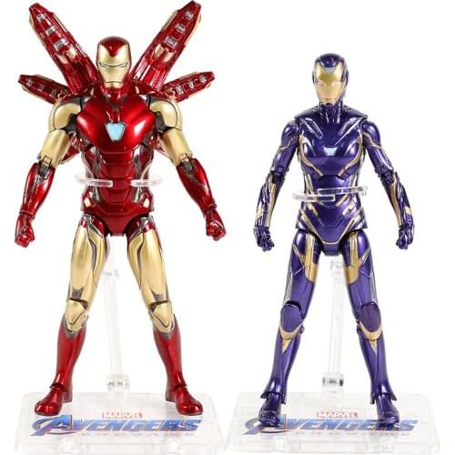 Anime Iron Man MK85 Virginia Pepper Potts Action Figure Avengers Base Ver. Iron Man Mark 85 PVC Figure Toy