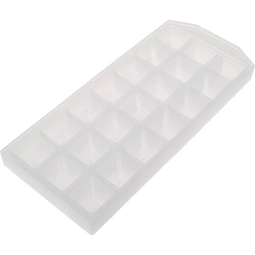 1PC 21Grid Ice Cube Pudding Maker Mold Refrigerator Ice Mould Tray Tool Soft Plastic Bar Kitchen Tools Gadgets Cool Summer
