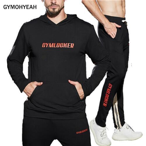 GYMOHYEAH Men's Printed Hoodies