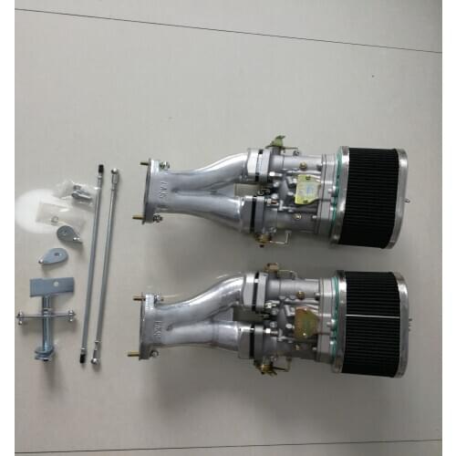 Kit de conversión de carburador SherryBerg carb para VW Tipo 1 FAJS HPMX WEBER FDI KIT de CARB doble de 44mm T1 corto conexión d