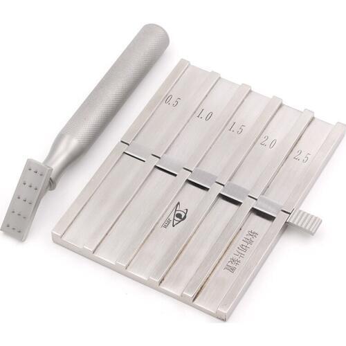 Cosmetic plastic cartilage slicing device Rib cartilage slicer Nose carving and slicing plate Nose shaping tool