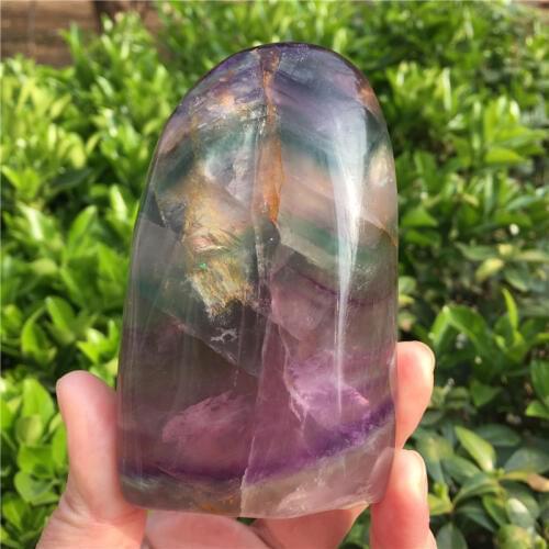 Beautiful Natural Colorful Fluorite Crystal Rough Stone Stand Specimen Crystal Rock Stones Original Specimen Mineral