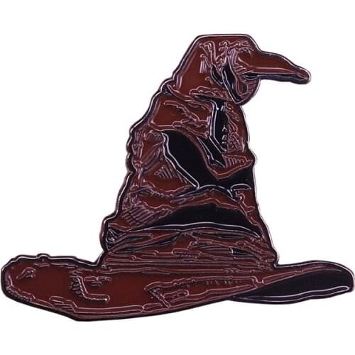 LT557 Magic Hat Movie Collection Enamel Lapel Pin Badge Pins Clothes Backpack Decoration Jewelry Accessories Gifts for Friends