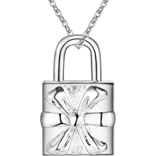 Key new style of European silver plated Necklace New Sale silver necklaces & pendants /CZDPZKBM YHJVHBNH