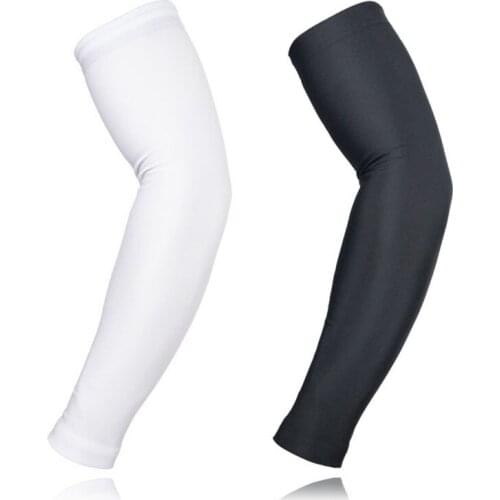 Sports Elbow Sleeve Arm Warmers Breathable UV Protection Running Arm Sleeves Fitness Basketball Elbow Pad Basketball Arm Sleeve