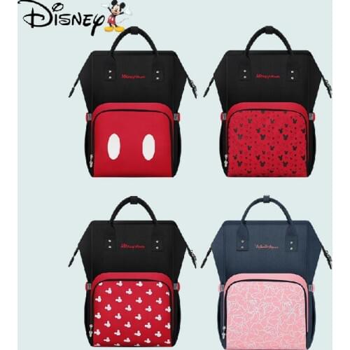 Disney Minnie Mickey Diaper Bag Maternity Accessories Multifunctional Large Capacity Waterproof Nappy Backpack Travel For Women