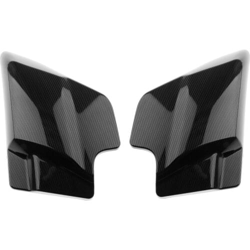 Generic Motorcycle ABS Plastic Left Right Side Covers for Harley Touring Models 2009-2016 Road Glide Street Glide Black