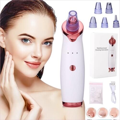 Electric Blackhead Remover Blackhead Acne Vacuum Cleaner Pore Beauty Skin Care Tool Face and Nose Deep Cleansing Suction Machine