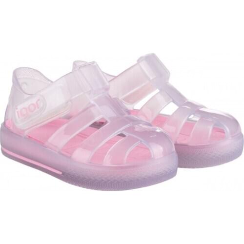 Water sandals for Girl Model Star Crystal Transparent Igor