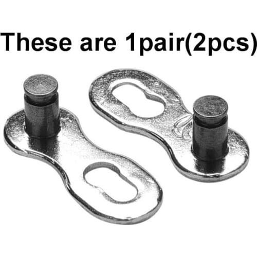 1 Pair 2pcs Bike Chains mountain road bike bicycle chain Connector for 6/7/8/9/10 Speed Quick Master Link Joint Chain