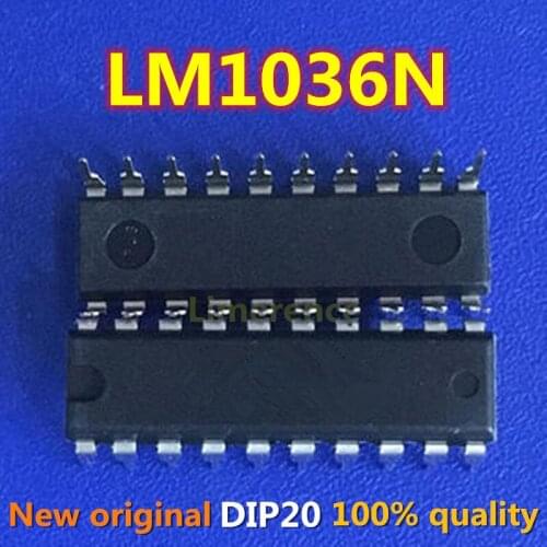 1pcs LM1036N LM1036 DIP-20 Dual channel DC control volume balance circuit chip
