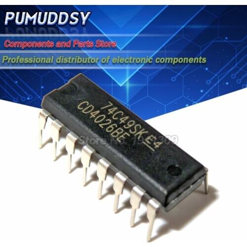 10PCS CD4026BE CD4026 4026BE 4026 DIP16 IC