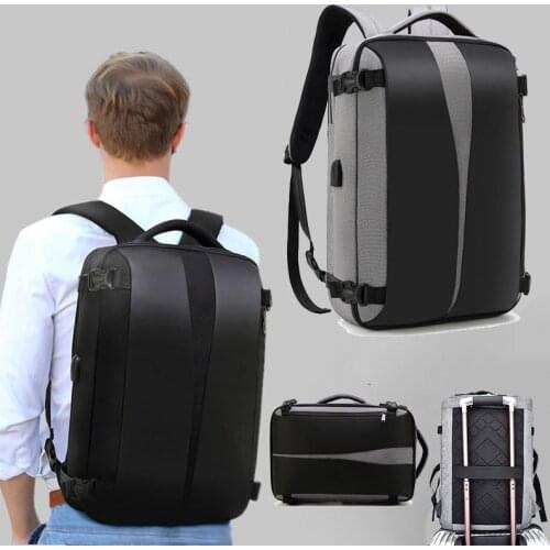 15.6 Inch waterproof Laptop Backpack Travel Rucksack Computer Backpack with USB Charging and Lock