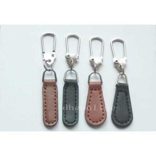 5 10 25 Sets Zipper Fixer Repair Pull Tab Instant Kit Replacement PU leather 4 Bag Trouser TT