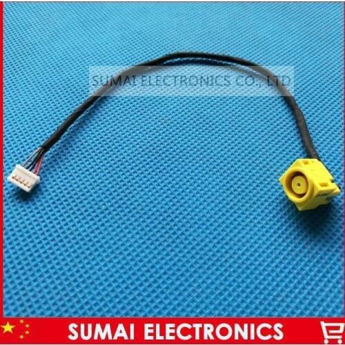 5pcs DC Power Cable for Lenovo B480 B490 V480 V480C M490 M495 DC Jack With Wire