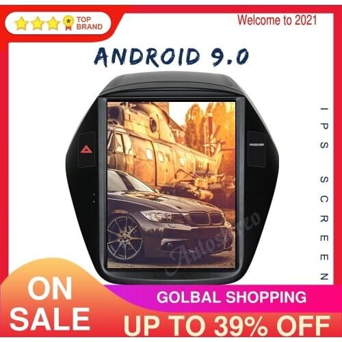 For Hyundai Tucson 2009-2016 Android 9.0 4G LTE +64GB Car GPS Navigation Auto Stereo Head Unit Multimedia Player Radio Navi Tape