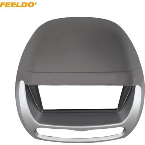 FEELDO Car 2Din Radio DVD Panel Fascia Frame for MITSUBISHI I Miev CITROEN C-Zero PEUGEOT iOn EV Stereo Frame Dash Mount Kit