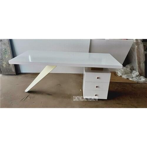 BGZ-140 Multifunctional Solid Wood Office Staff Pc Desk Household Single Computer Table Modern Simple Writing Desk With 3-Drawer