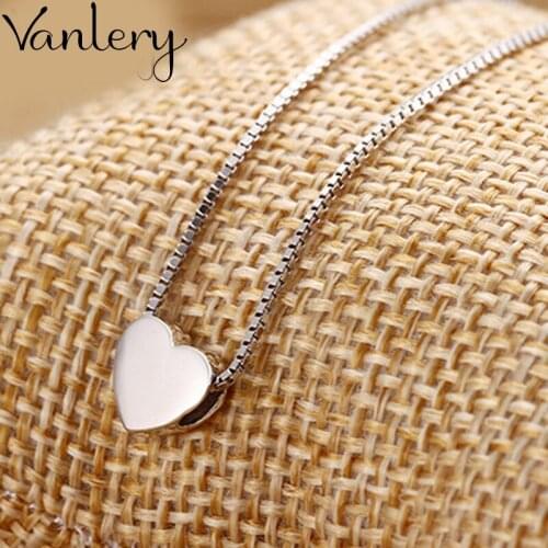 Bohemian Vintage Long Love Heart Necklaces For Women Charm Choker Necklace Boho Jewelry New Christmas Gifts