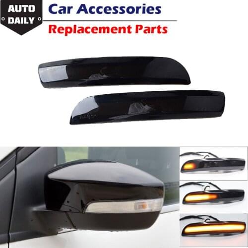 Side Mirror Dynamic Turn Signal Blinker Indicator Light Flowing Lamp Fit for Ford Kuga Escape EcoSport C-Max Focus MK3