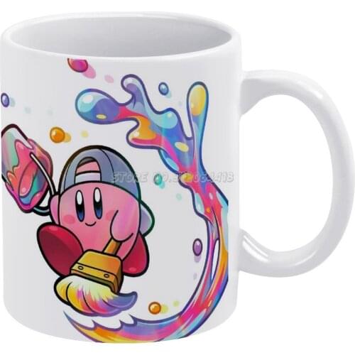 Paint Coffee Mugs Ceramic Personalized Mugs 11 Oz White Mug Tea Milk Cup Drinkware Travel Mug Snes Popstar