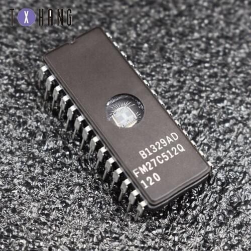 1/5PCS FM27C512Q-120 FM27C512Q 27C512Q-120 EPROM Fairchild FSC DIP-28 diy electronics