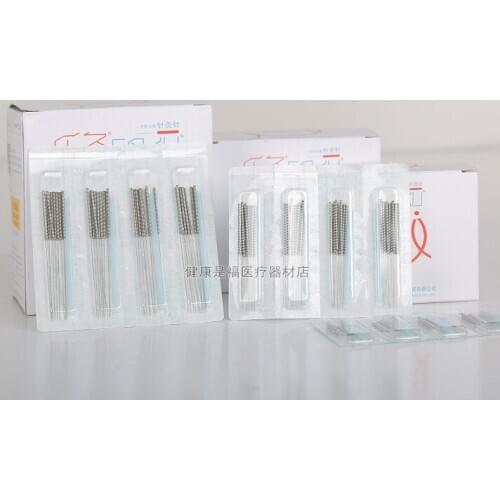 1000pcs Genuine EACU Sterile Disposable Acupuncture massage Needle accupuncture therapy needles 0.16/18/25/30mm