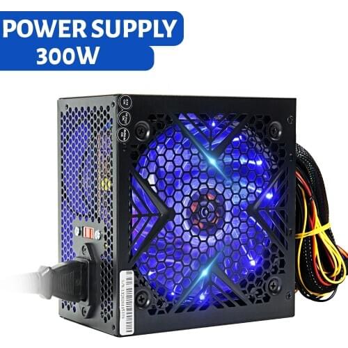 IXUR PSU PFC 300 W Watt Silent Fan ATX-450GT PC Computer Power Supply