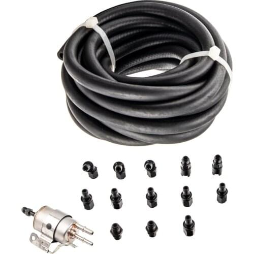 LS Conversion Fuel Injection Line Fitting Adapter Kit EFI FI + Filter Regulator