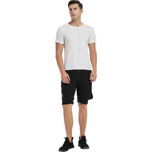 Summer Casual Shorts Mens Cotton Shorts Bermuda Beach Shorts Plus Workout Built-in Pockets