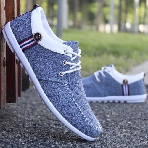 2021 New Men Casual Shoes Business Light Canvas Shoes For Men Linen surface Sneakers Soft-Soled Driving Shoes Loafers Footwear