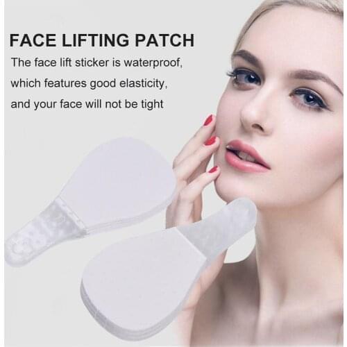 Invisible Thin Face Facial Stickers Facial Line Wrinkle Flabby Skin V-Shape Face Lift Tape 40pcs/set for Face US Do Whoelsale