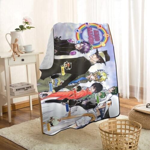 HEARMNY Anime Katekyo Hitman Reborn Blanket Super Soft Warm Microfiber Fabric Blanket For Couch Throw Travel Adult Blanket