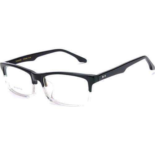 Acetate board optical eyeglasses Transparent color Glasses Frame Eyeglasses full frame Fashion Eye Glasses WomenMen couple 8811