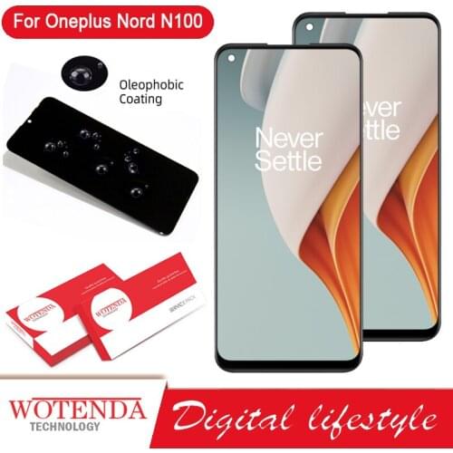 Original 6.52” Display For OnePlus Nord N100 LCD Display Screen Touch screen Digitizer Assembly For OnePlus Nord N100 LCD Screen