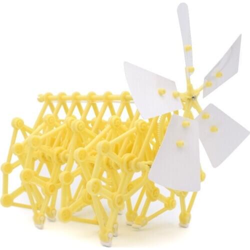 Steam student DIY toy set intelligence science experiment education wind energy machinery and animal knowledge