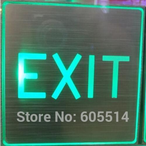 [Seven Neon]Free shipping 200*200*30mm square shape led singnal light led indicator for exit signal