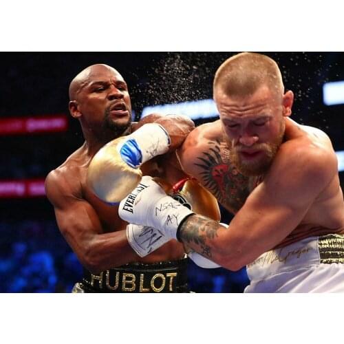 Conor Mcgregor V Floyd Mayweather boxing fight Art Film Print Silk Poster Home Wall Decor 24x36inch