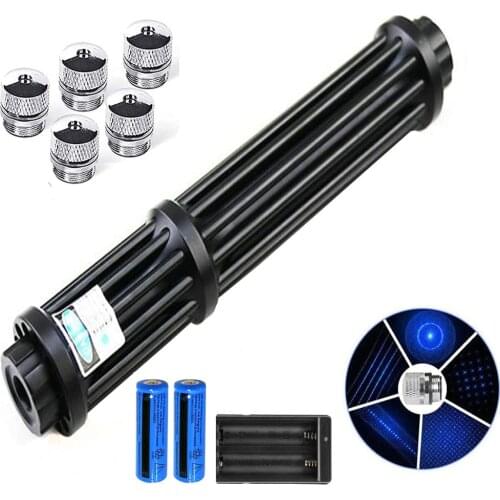 450nm Blue Laser Pointer Lazer Flashlight Hunting High Power Laser Torch Adjustable Focus laserpointer Hunting accessories