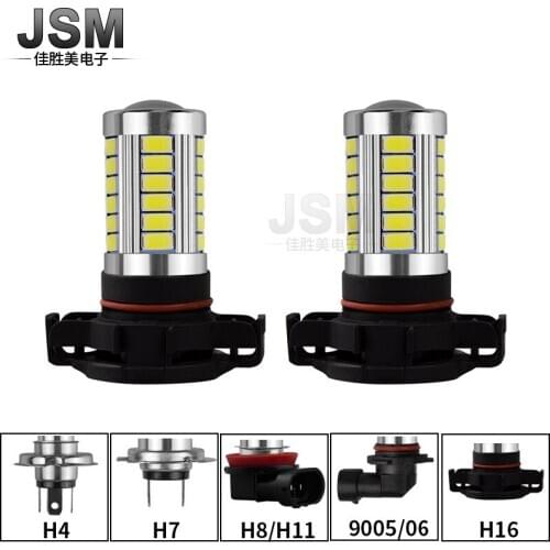 Led Fog Lamp 5202 H16 5730 33smd High Power Fog Lamp Automobile Led Fog Lamp Bulb Led Lights for Car Car Led Light