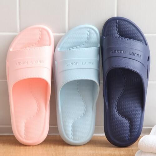 Woman Home Travel Eco-friendly EVA Slippers Non-slip Simple Indoor Bathroom Cool Drag Couple Simple Casual Shoes Slides For Men