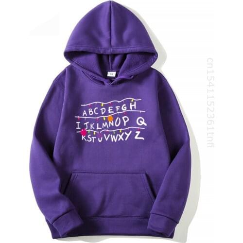 Stranger Things Printing Mens Hoodie Autumn Men Women Hoodies Streetwear Japanese Pullover Hooded Tops