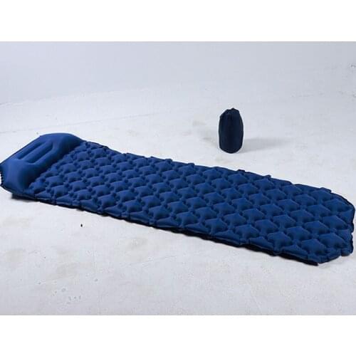 Camping Inflatable Outdoor Sleeping Pad Single Ultra Light Air Cushion Portable Beach Moisture-Proof Cushion